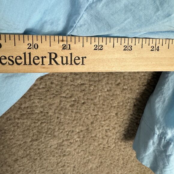 Victoria's Secret Kimono Robe Womens Medium Light Blue Belted Lightweight Cotton - Picture 8 of 11